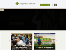 Tablet Screenshot of meyerfoundation.org